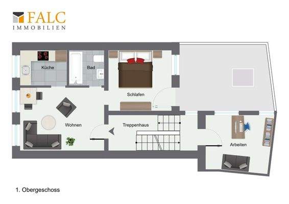 Grundriss 1. Obergeschoss