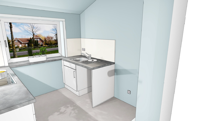 Küche weitere Ansicht