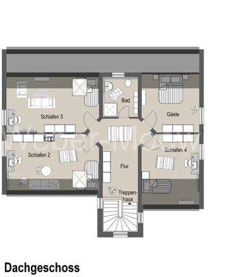 3418 Grundriss Dachgeschoss