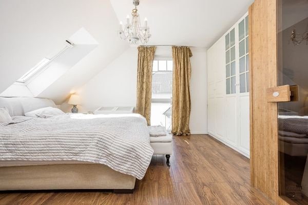 Schlafzimmer mit Infrarotsauna