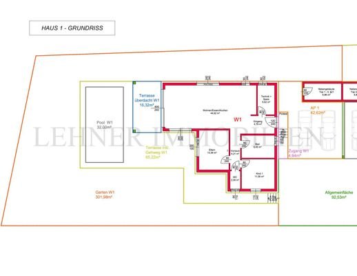 Lehner Immobilien Haus 1 Grundriss Bild