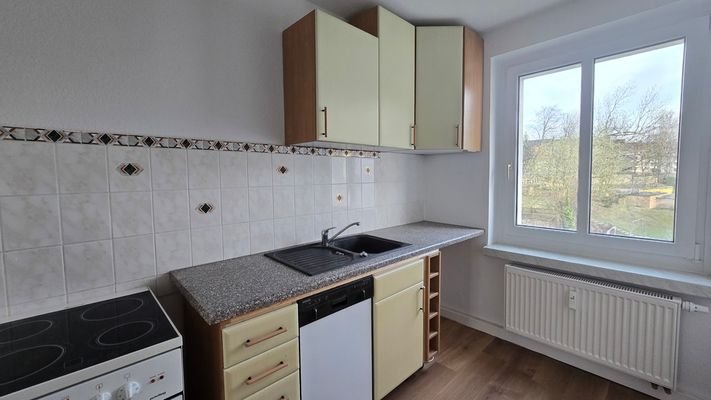 Küche mit Einbauküche