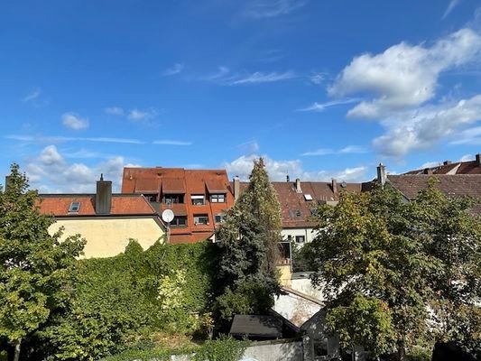 Ausblick von der Dachterrasse