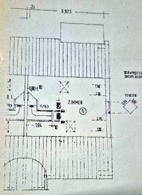 Grundriss Spitzboden Skizze