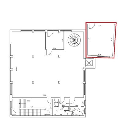 Grundriss 28m²