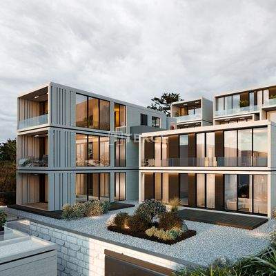 Luxury Seafront Apartments in a Complex in Bodrum Muğla
