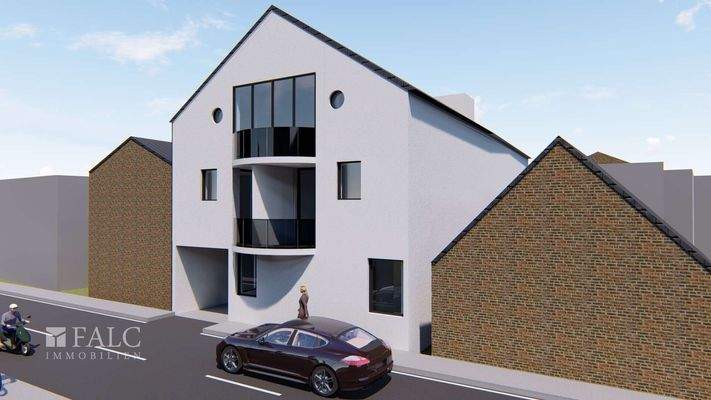 Seiten-/Vorderansicht