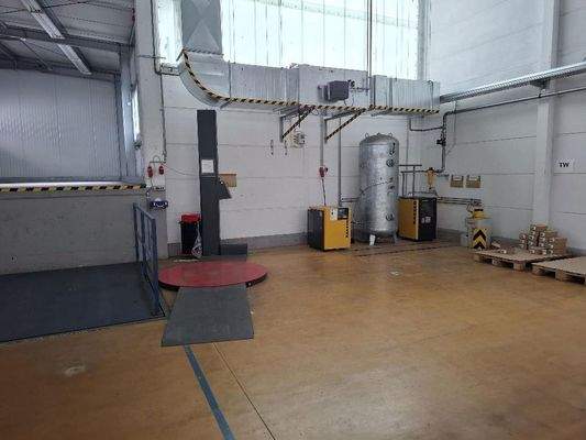 Kompressoranlage und Stretcher