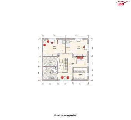 Wohnhaus Obergeschoss