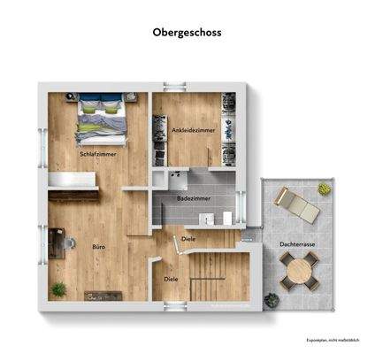 Grundriss Obergeschoss