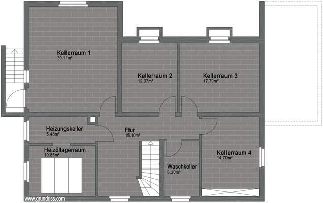 Grundriss Kellergeschoss