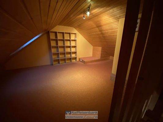 Dachspitz als Lagermöglichkeit