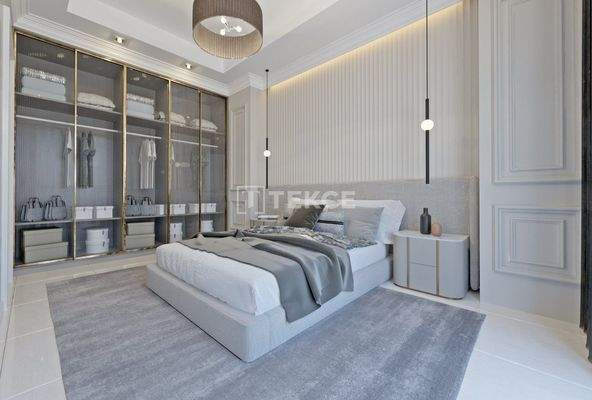 Chic Seaview Flats in a Complex in Alanya