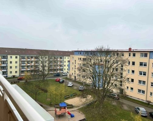 Balkonausblick ins Grüne