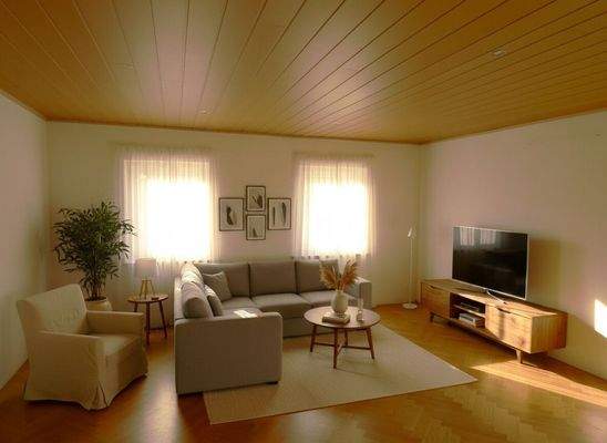 Wohnzimmer - mit KI bearbeitet