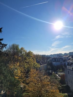 Terrassenausblick auf Wohnebene