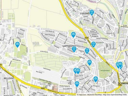 Geolyzer Kartenausschnitt