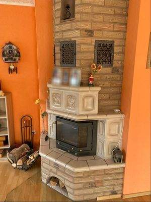 Kamin im Erdgeschoß