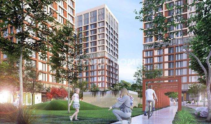 City-View Flats in a Complex with Pool in Kadikoy Istanbul