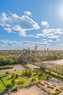 Ausblick vom Schlafzimmer