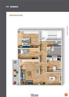 Grundriss Obergeschoss