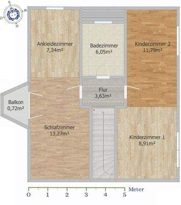 Grundriss Obergeschoss