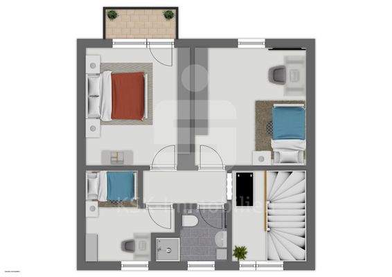 Grundriss Obergeschoss