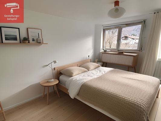 Schlafzimmer modernisiert