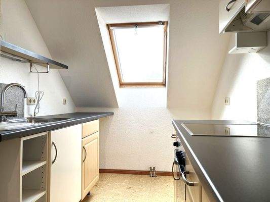 Küche im Dachgeschoss