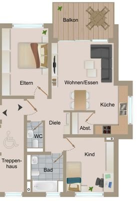 Wohnung Nr. 4, OG