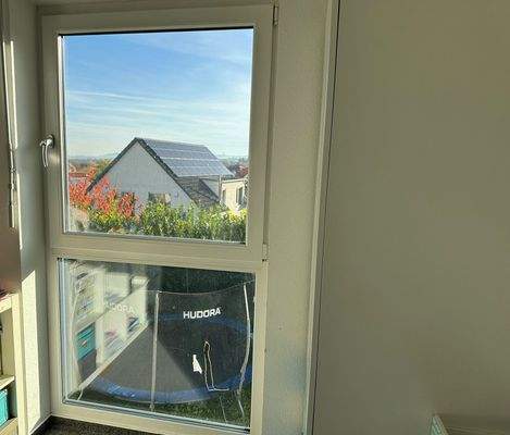 Ausblick vom Kinderzimmer