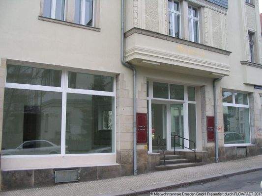 Seiteneingang - Ladenlokal am Weißen Hirsch!!