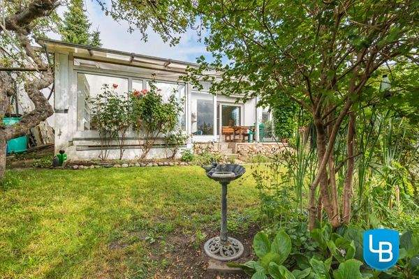 Blick auf die Hausrückseite