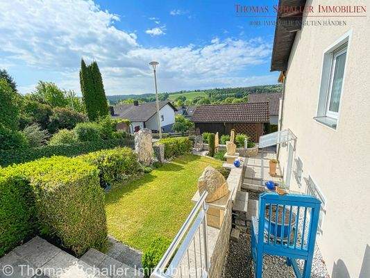 Garten nach Osten / Ausblick