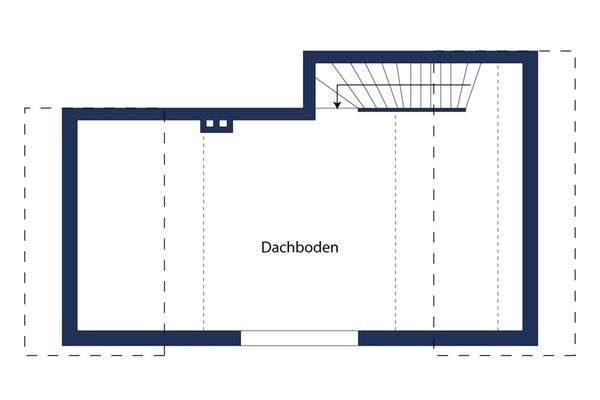 Grundriss-Spitzboden