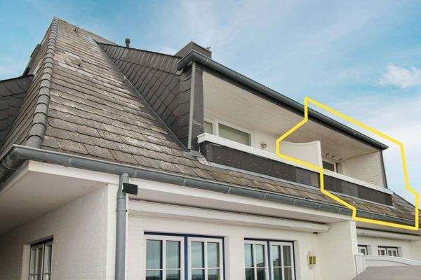 Rückwärtige Ansicht mit Loggia