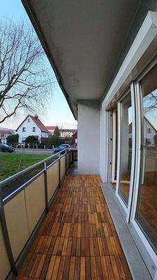 Balkon mit Nachmittagssonne