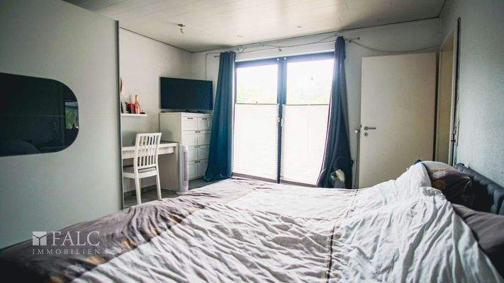 Schlafzimmer mit Bad