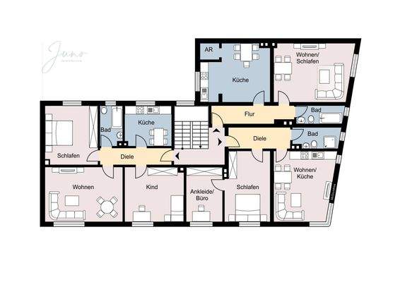 Grundriss 3. Obergeschoss