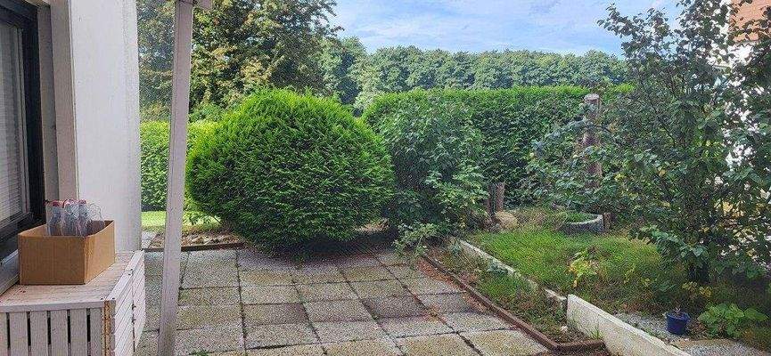 Blick auf die Terrasse (Gemeinschftseigentum)