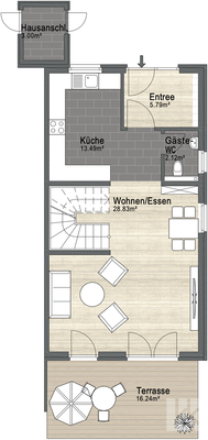 Grundriss Erdgeschoss