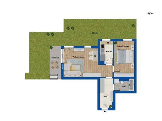 Grundriss - Erdgeschoss