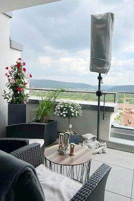 Terrasse - Teilüberdacht