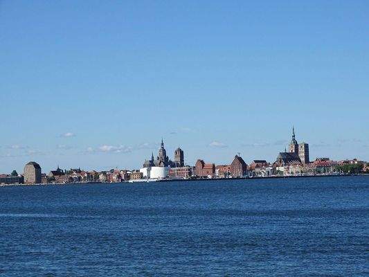 Hafenblick auf Stralsund