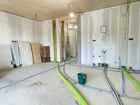 Wohnen und Essen mit offener Küche