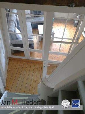 2 OG Abtrennung Küche Wohnzimmer