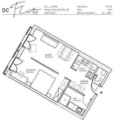 Plan_1220, Donau City S 8A_OG12_TOP 237