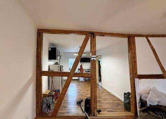 Blick vom Wohnzimmer