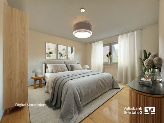 Visualisierung (Eltern-)Schlafzimmer