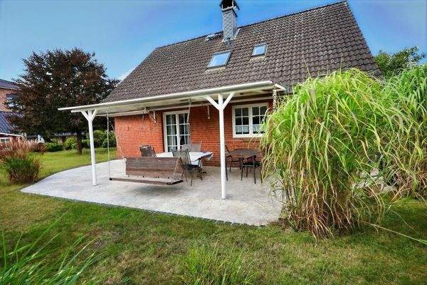 Terrasse mit Überdachung